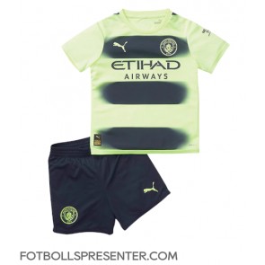 Manchester City Tredje tröja Barn 2022-23 Kortärmad (+ korta byxor)